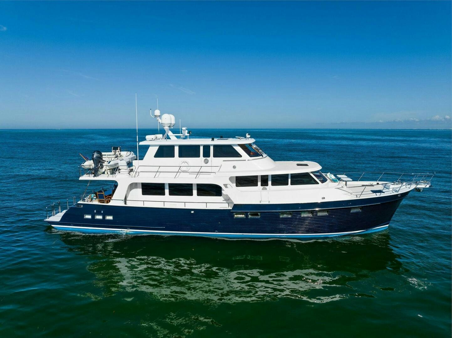 a boat in the water aboard SUNZSET Yacht for Sale