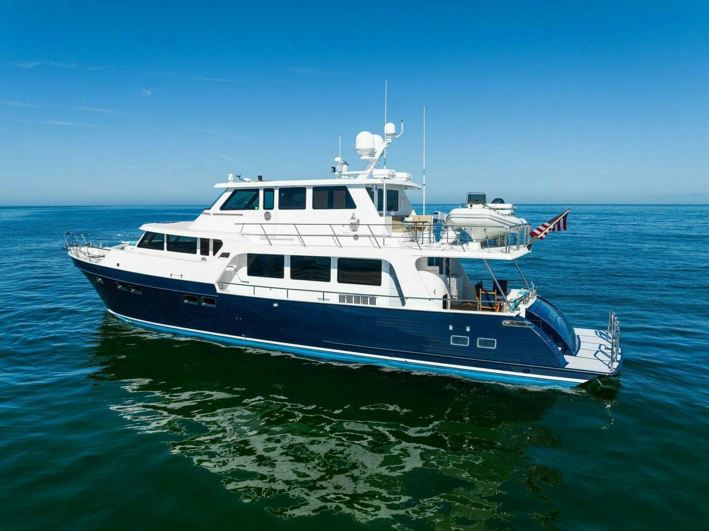 a boat in the water aboard SUNZSET Yacht for Sale