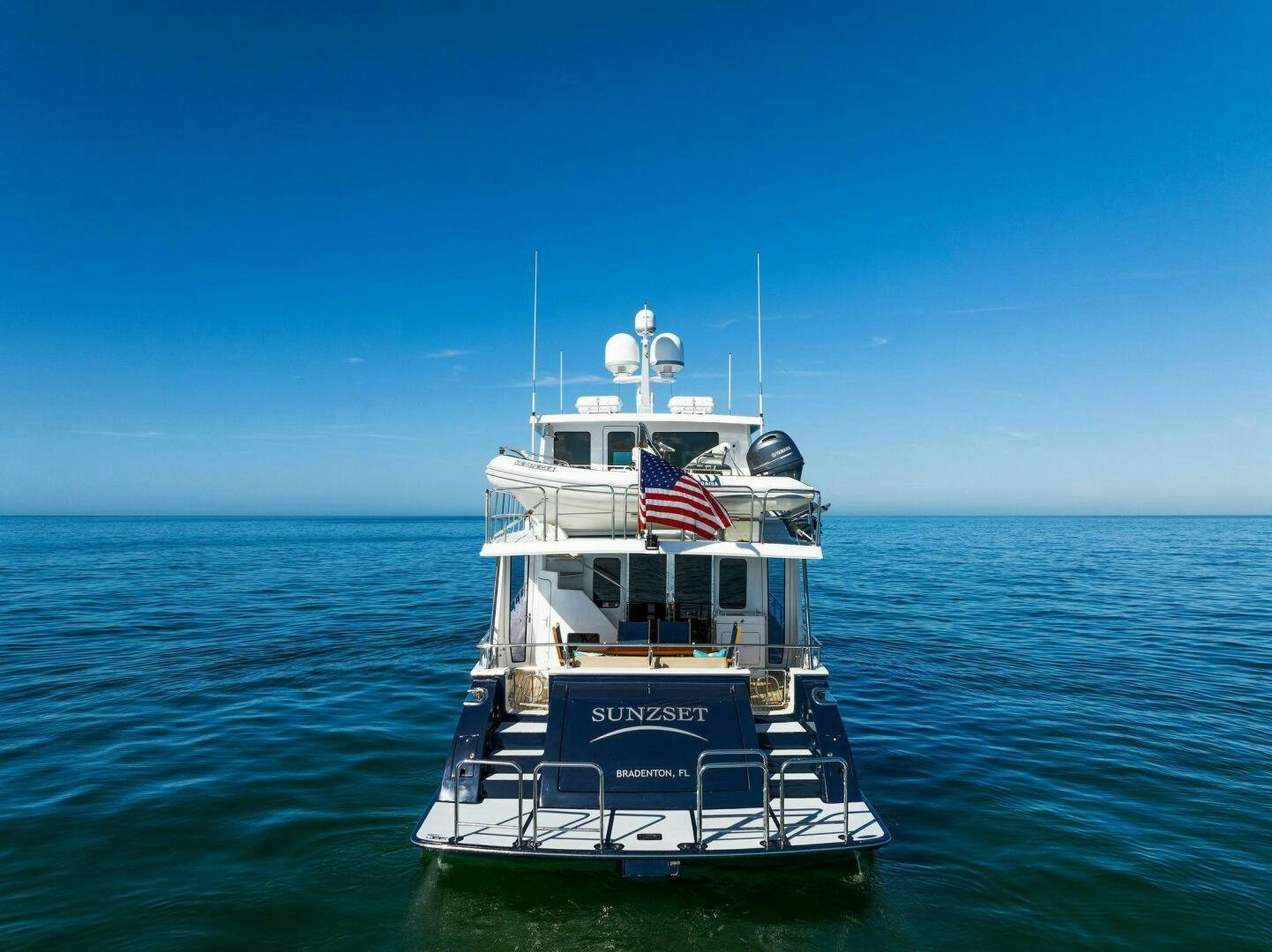 a boat in the water aboard SUNZSET Yacht for Sale