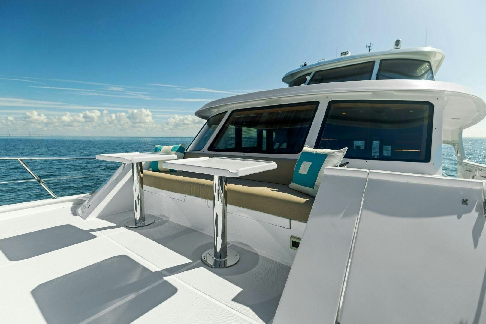 a boat on the water aboard SUNZSET Yacht for Sale