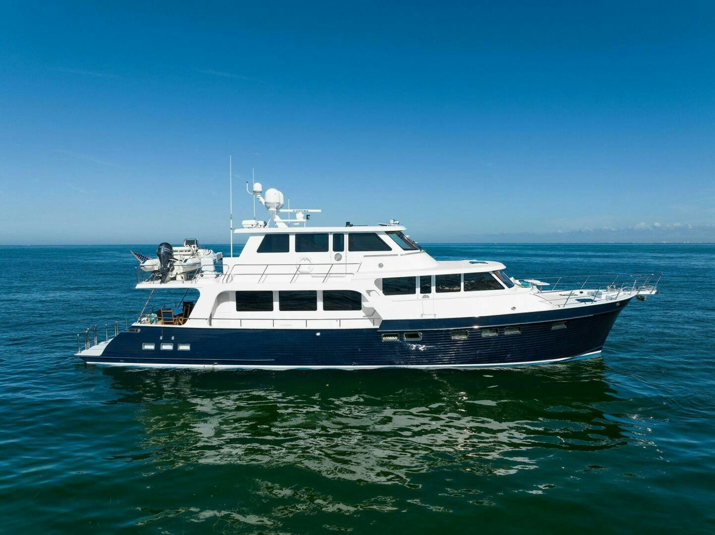a boat in the water aboard SUNZSET Yacht for Sale