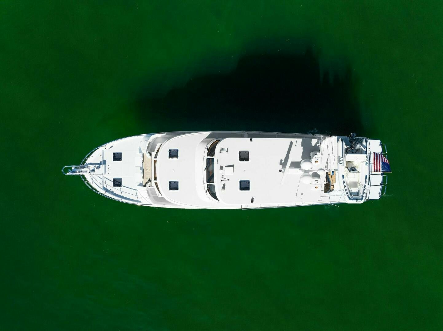 a white rectangular object with a black surface aboard SUNZSET Yacht for Sale