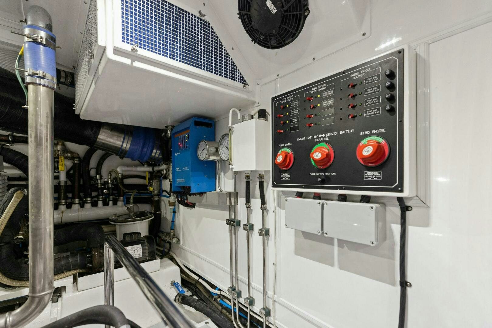 a close-up of a machine aboard SUNZSET Yacht for Sale