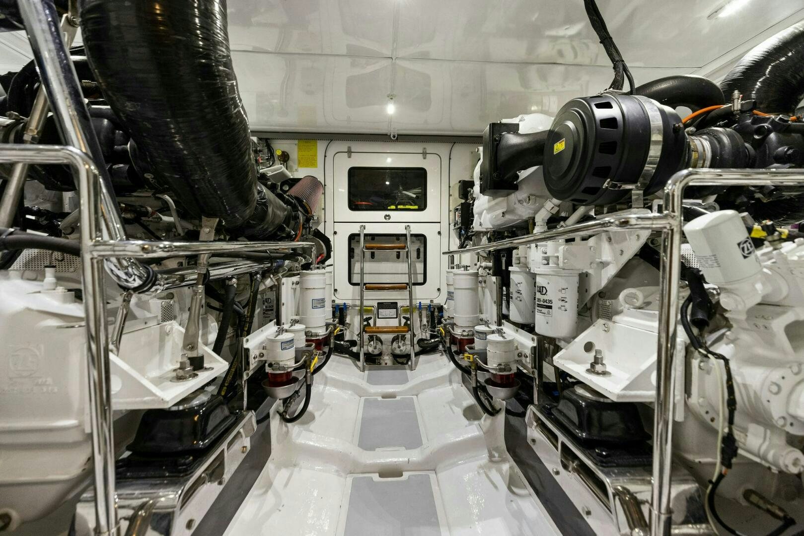 a person working in a factory aboard SUNZSET Yacht for Sale