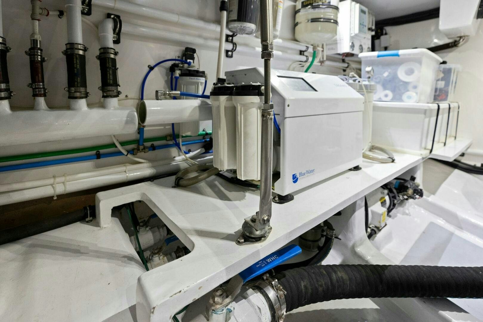 a machine with a large piece of equipment on it aboard SUNZSET Yacht for Sale