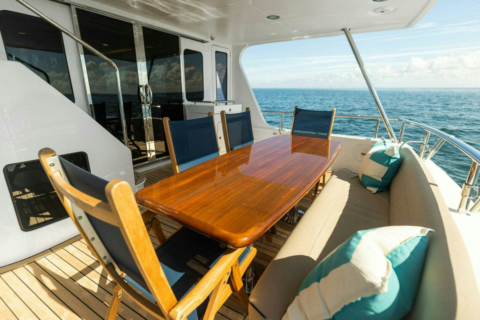 a boat on the water aboard SUNZSET Yacht for Sale