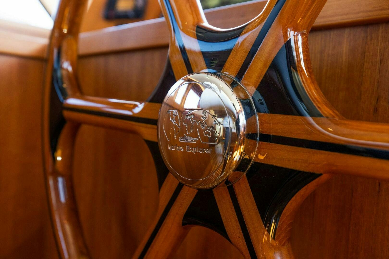 a close-up of a trophy aboard SUNZSET Yacht for Sale