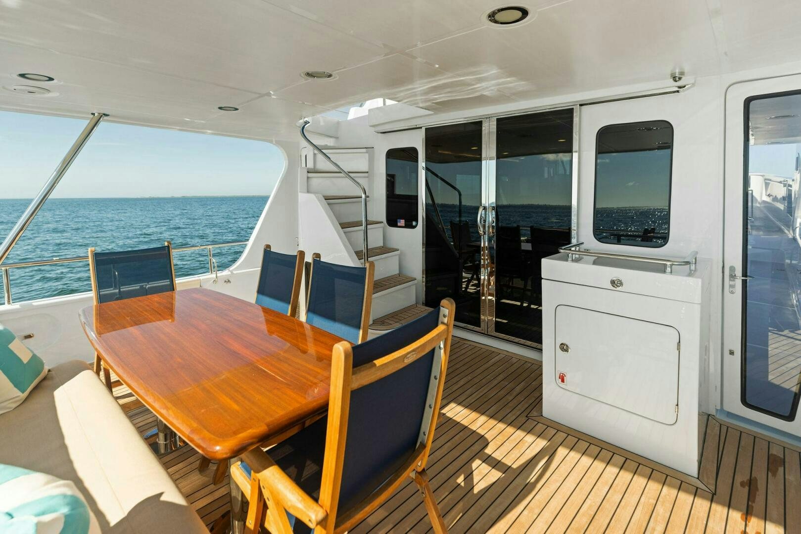 a boat on the water aboard SUNZSET Yacht for Sale