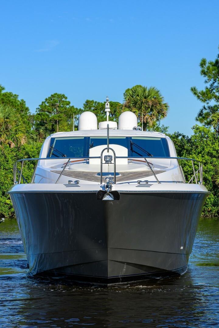 a boat in the water aboard VIXEN Yacht for Sale