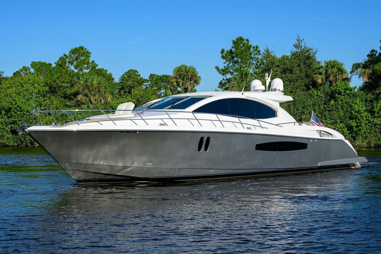 a boat on the water aboard VIXEN Yacht for Sale