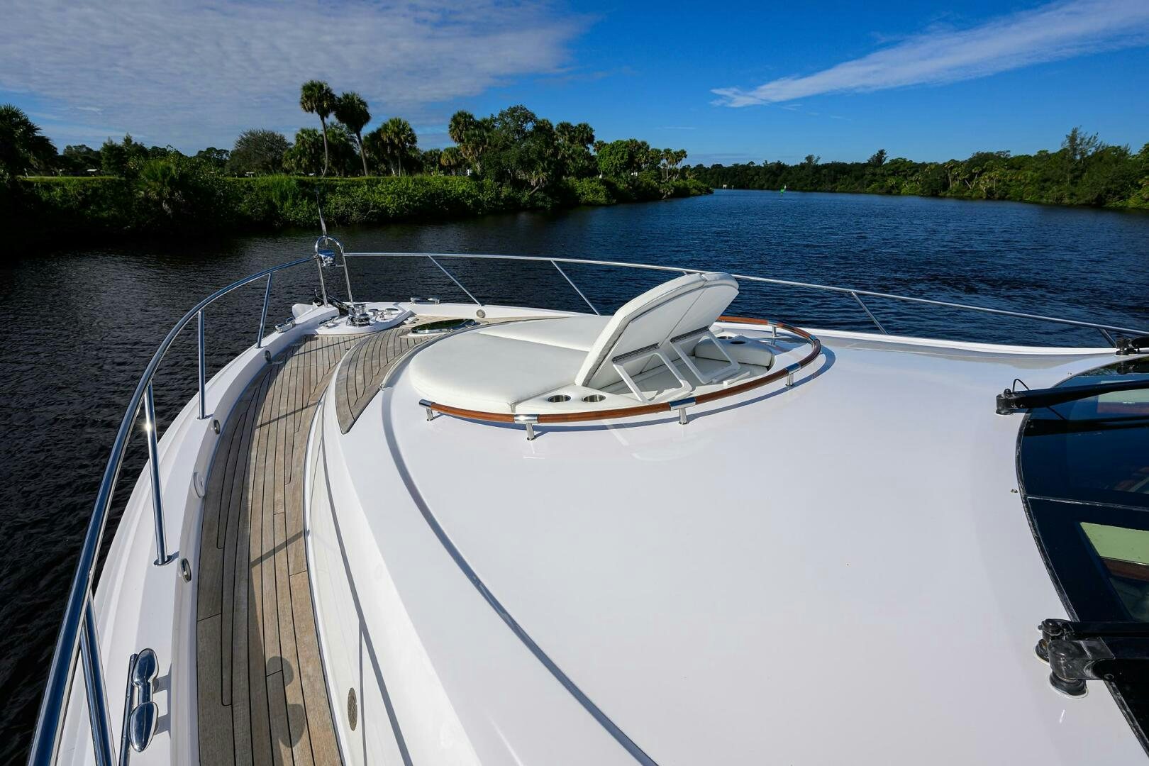 a boat on a body of water aboard VIXEN Yacht for Sale