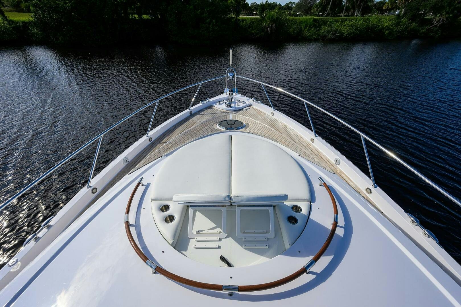 a boat on the water aboard VIXEN Yacht for Sale
