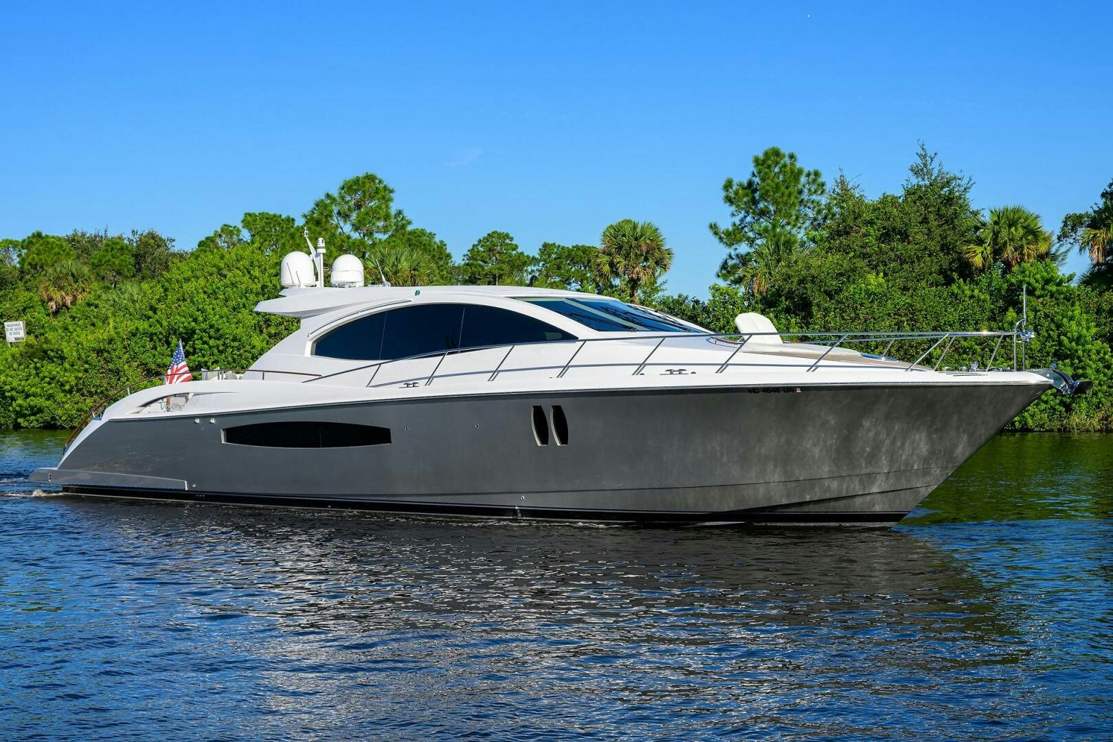 a boat on the water aboard VIXEN Yacht for Sale