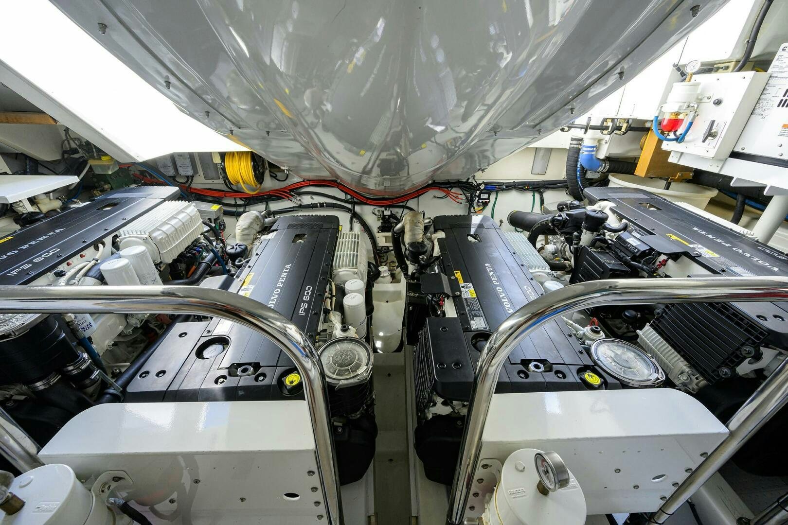 a close-up of a machine aboard VIXEN Yacht for Sale
