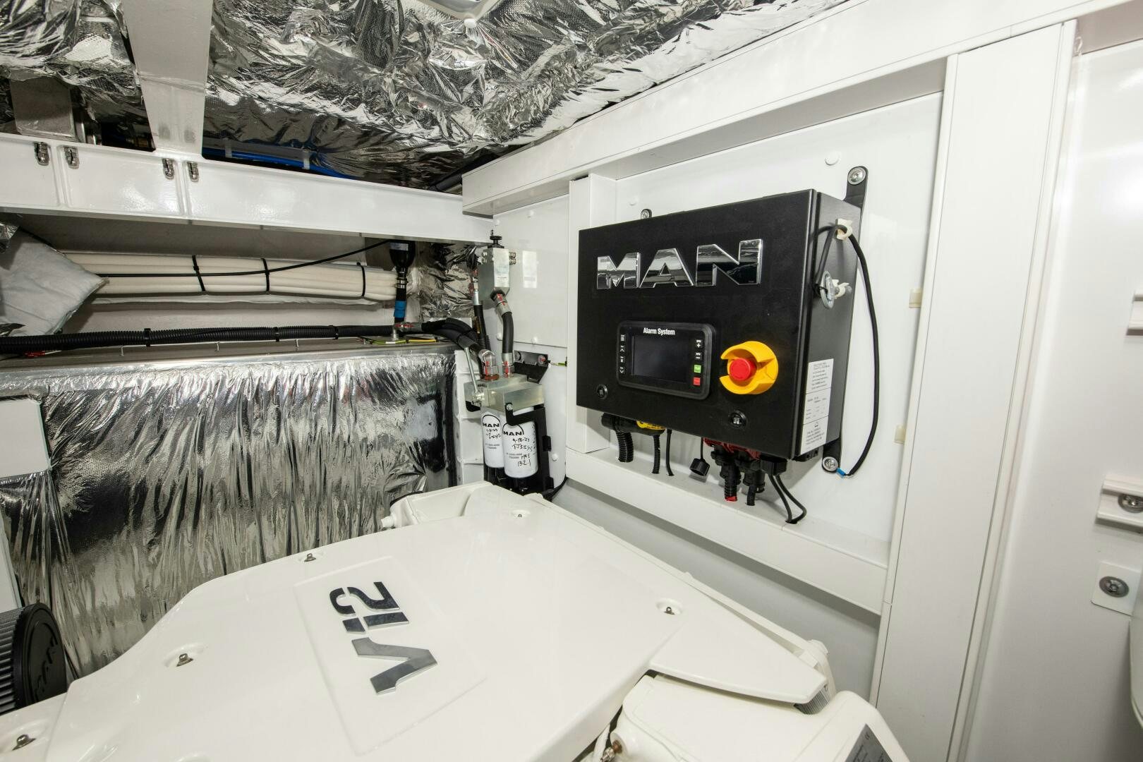 a machine on the counter aboard LADY D Yacht for Sale