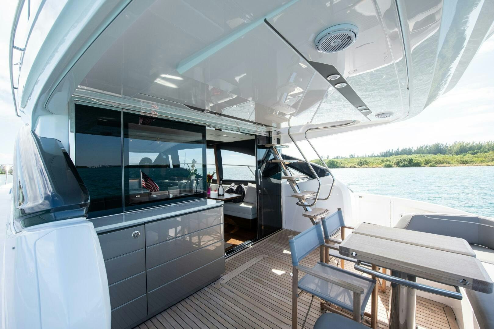 inside of a boat aboard LADY D Yacht for Sale