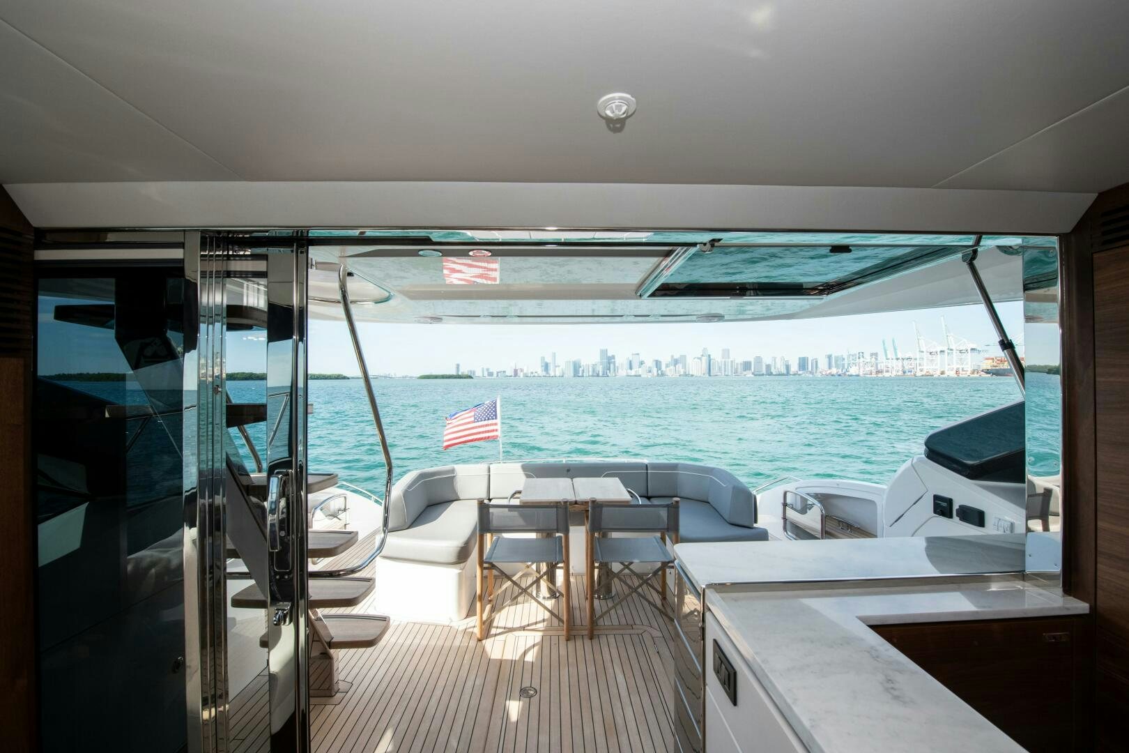 a boat on the water aboard LADY D Yacht for Sale