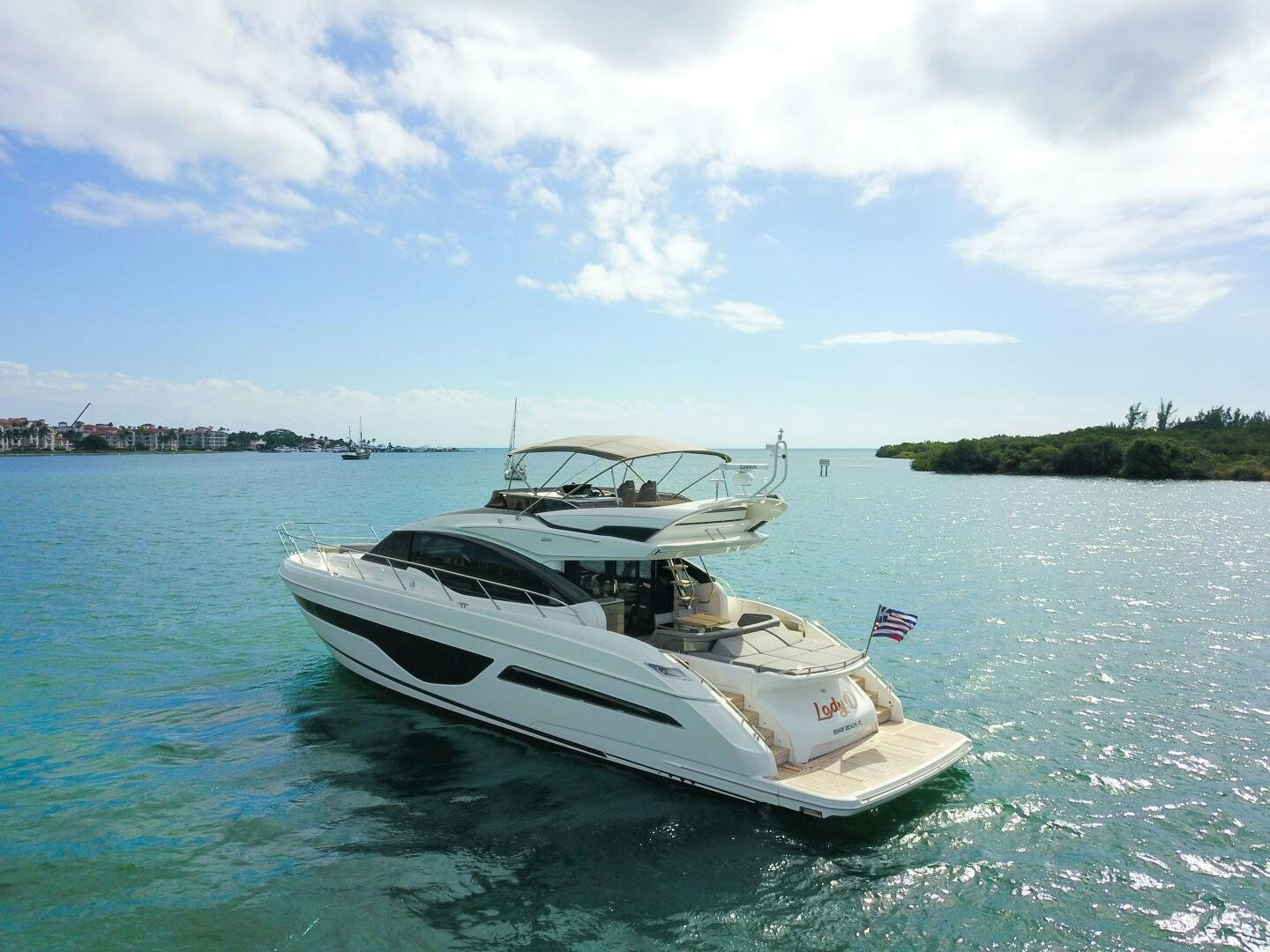 a boat on the water aboard LADY D Yacht for Sale