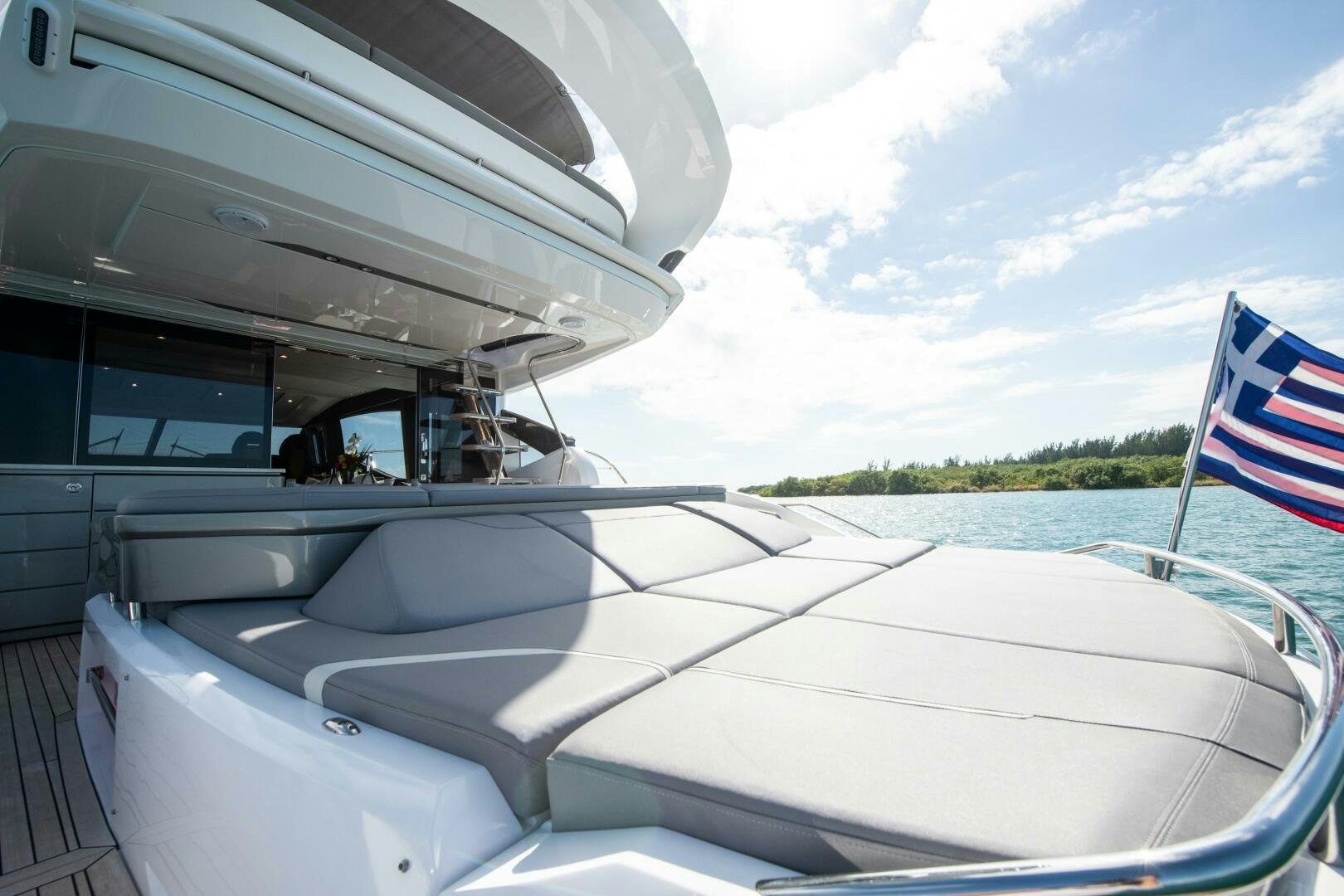a boat on the water aboard LADY D Yacht for Sale