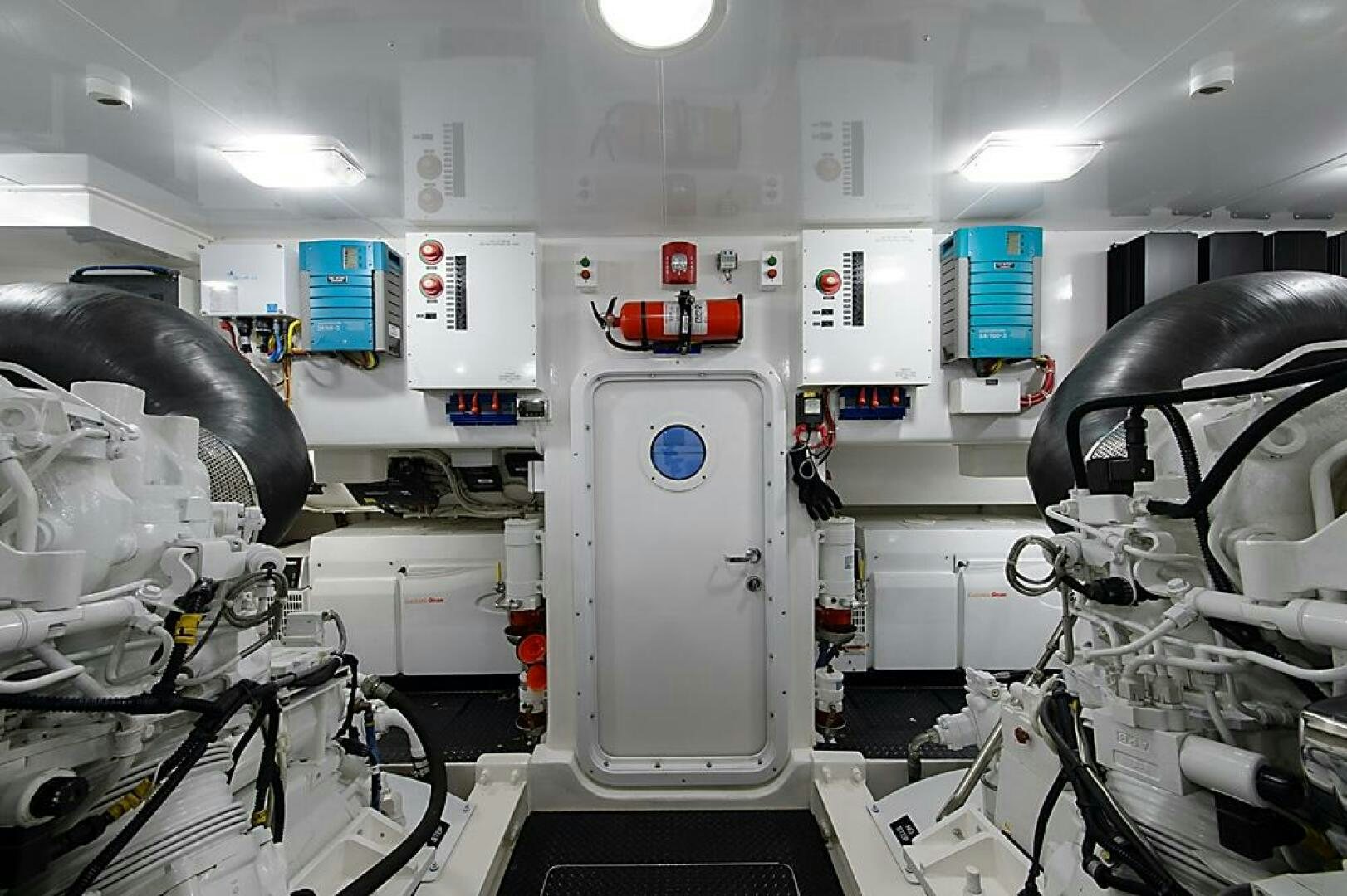 a room with machines and equipment aboard ASASKA Yacht for Sale