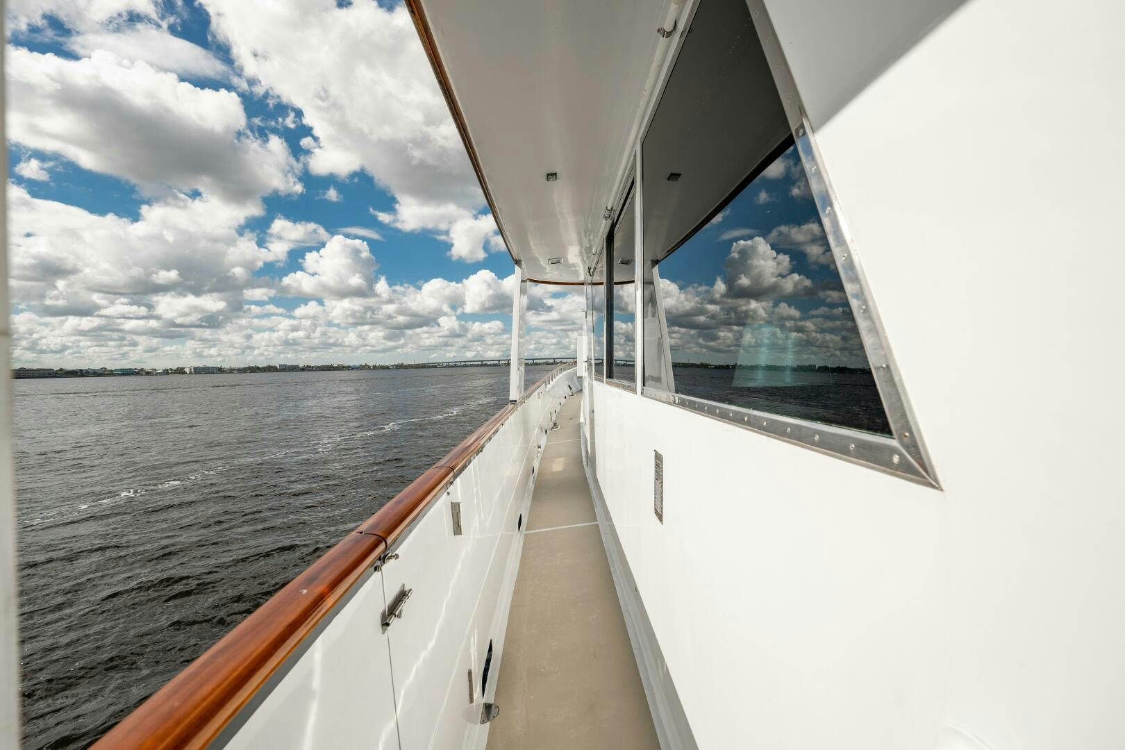 a boat on the water aboard TRILOGY Yacht for Sale