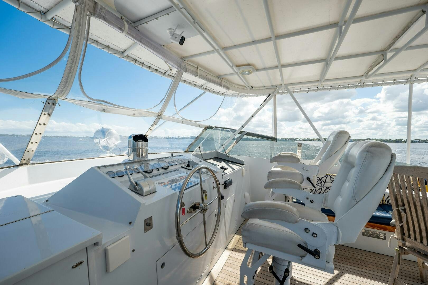 a boat on the water aboard TRILOGY Yacht for Sale