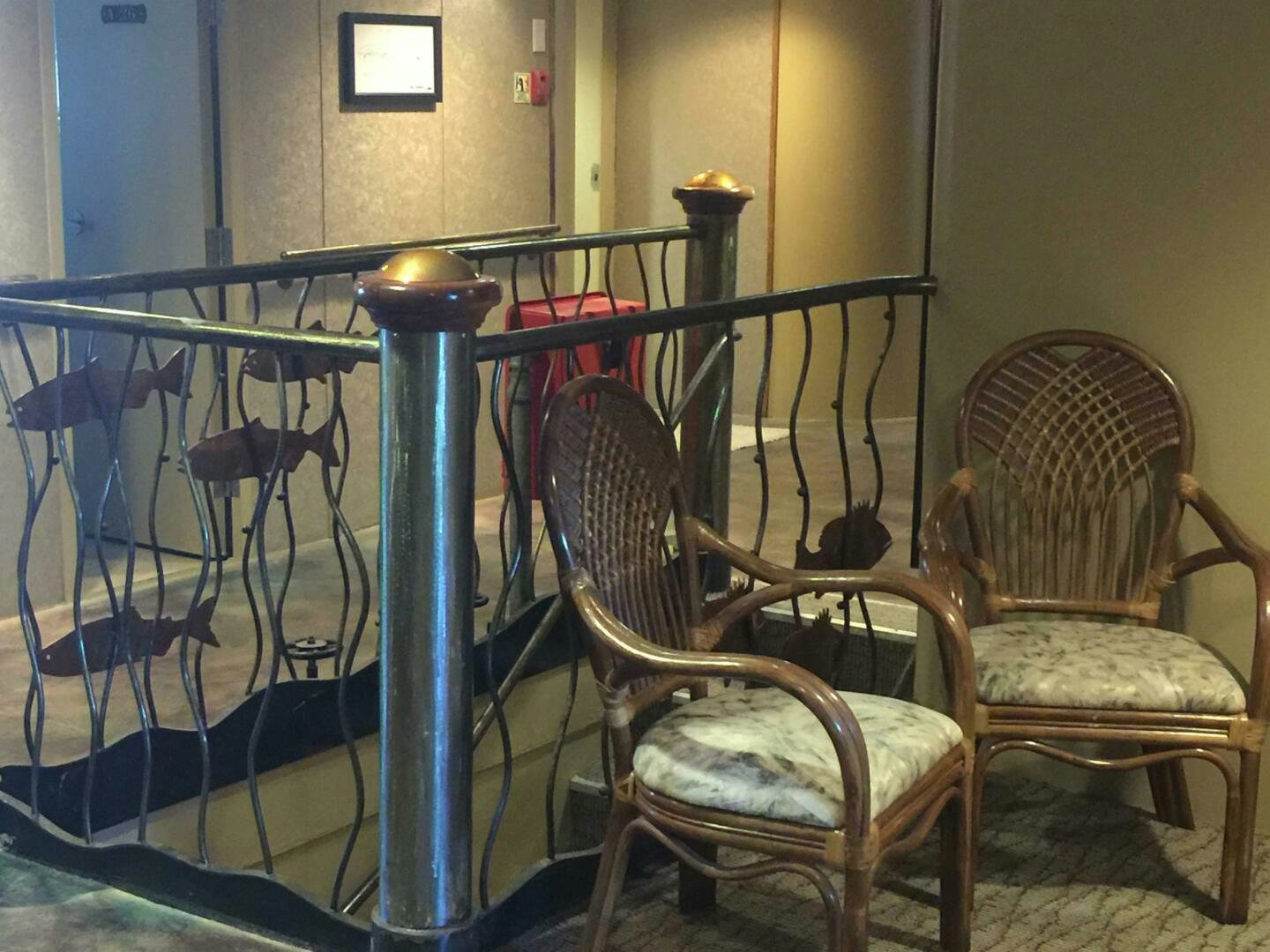 a chair and a table in a room aboard SALTY Yacht for Sale