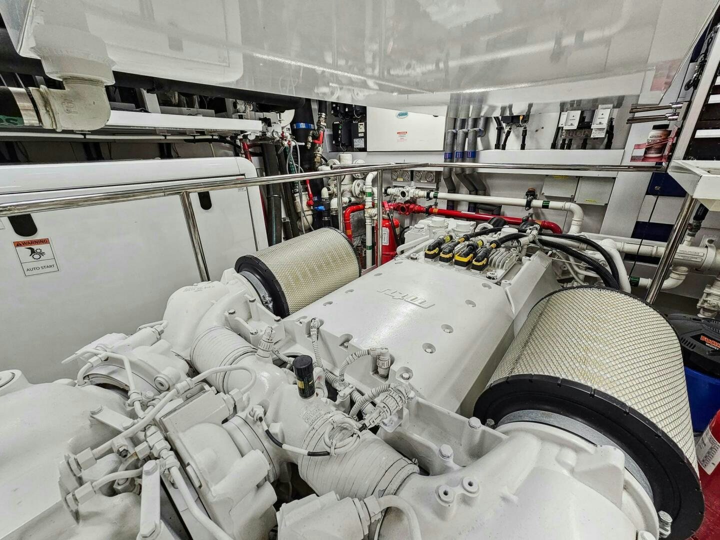 a close-up of a machine aboard SEAHORSE Yacht for Sale