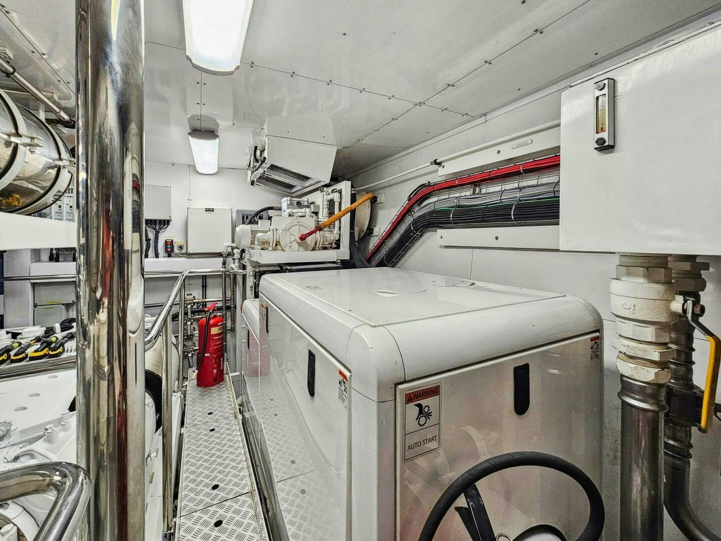 a large factory with machinery aboard SEAHORSE Yacht for Sale