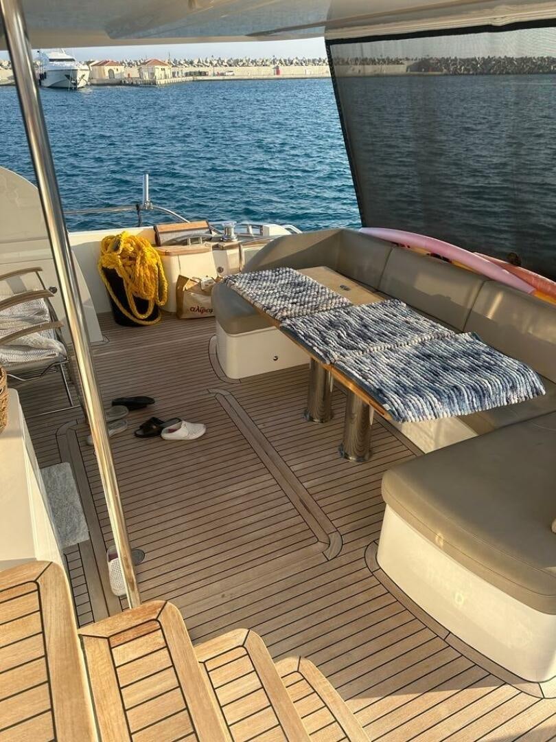a boat on the water aboard VISTA III Yacht for Sale