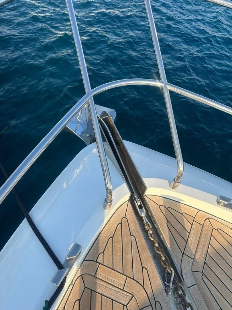a boat on the water aboard VISTA III Yacht for Sale
