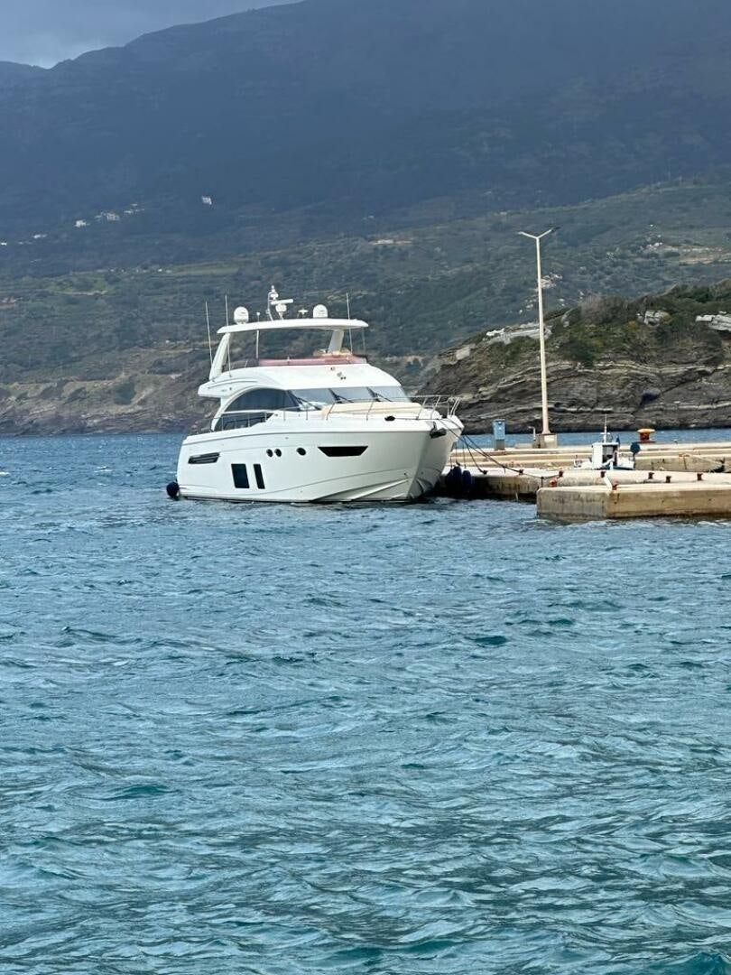 a boat in the water aboard VISTA III Yacht for Sale