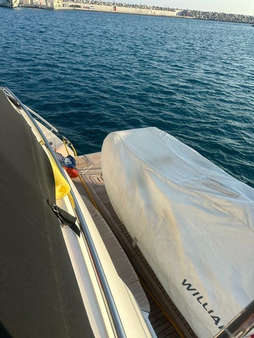 a boat on the water aboard VISTA III Yacht for Sale