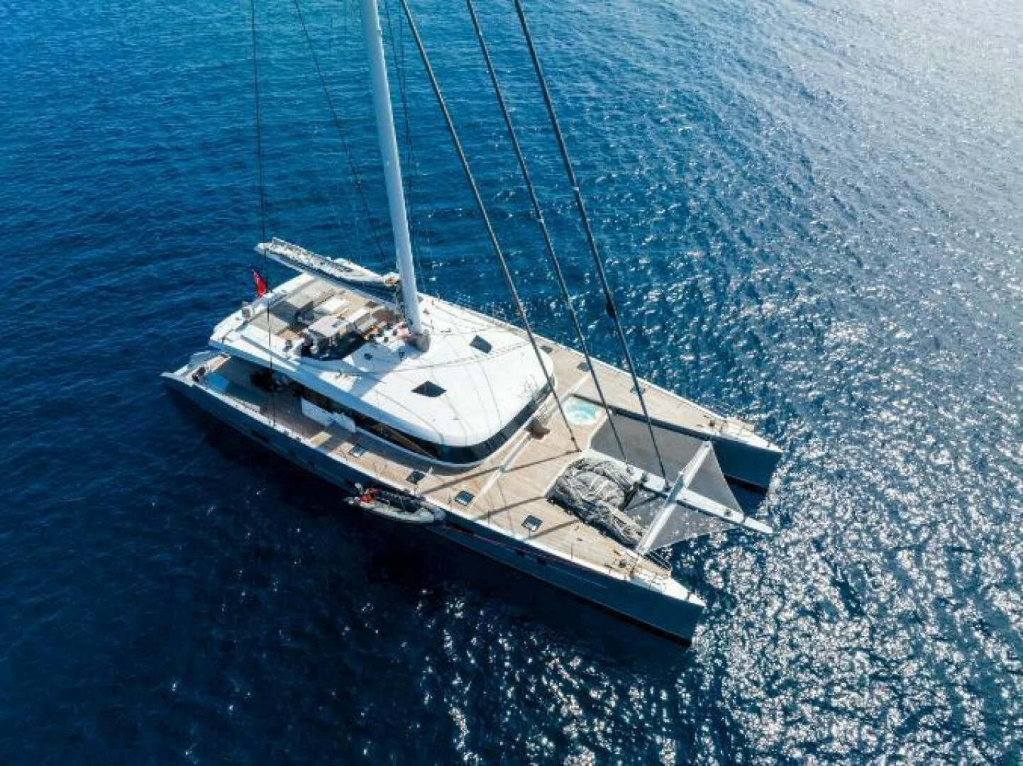 a ship in the water aboard MOUSETRAP Yacht for Sale