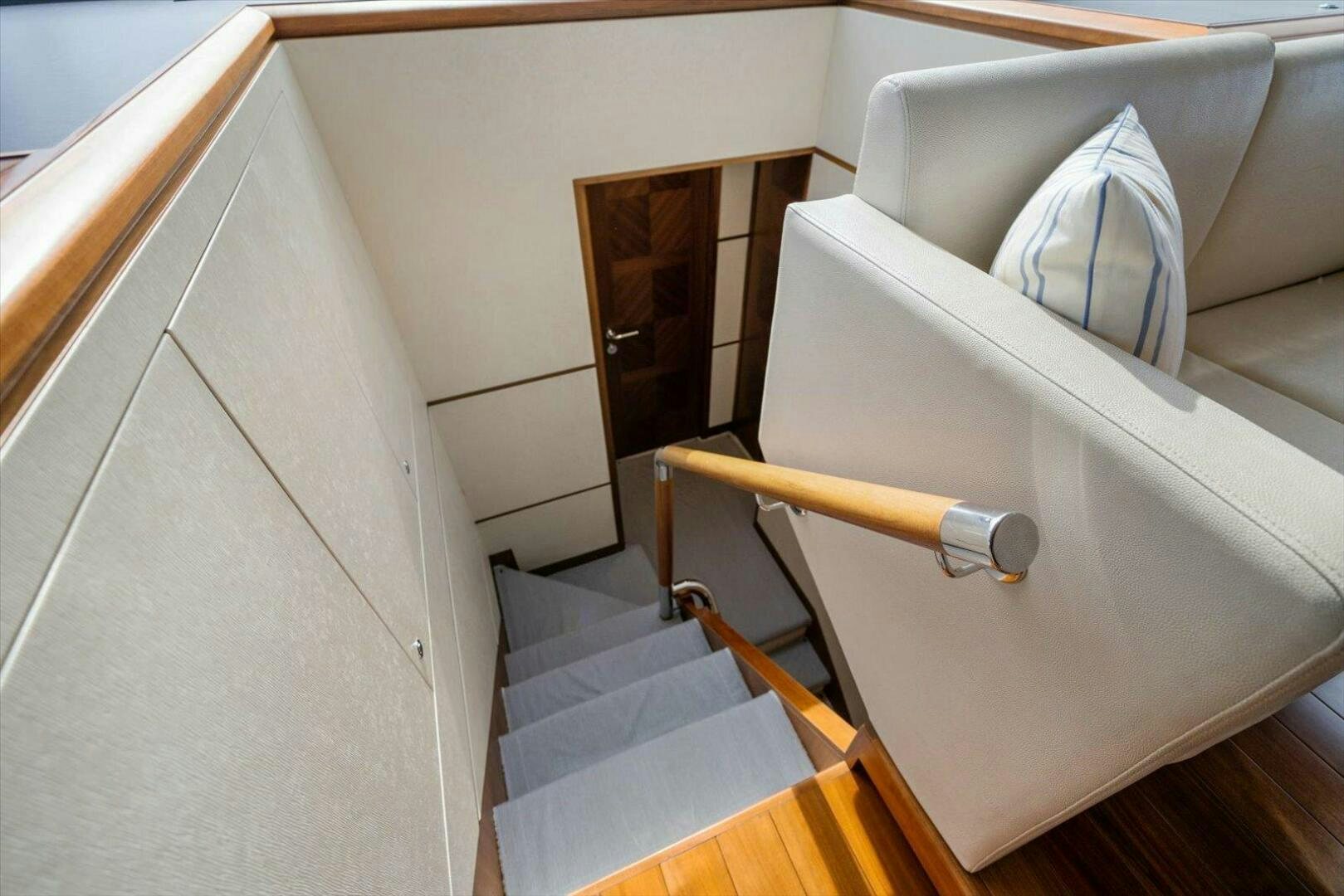 a white box with a wooden handle aboard CAROL ELAINE Yacht for Sale