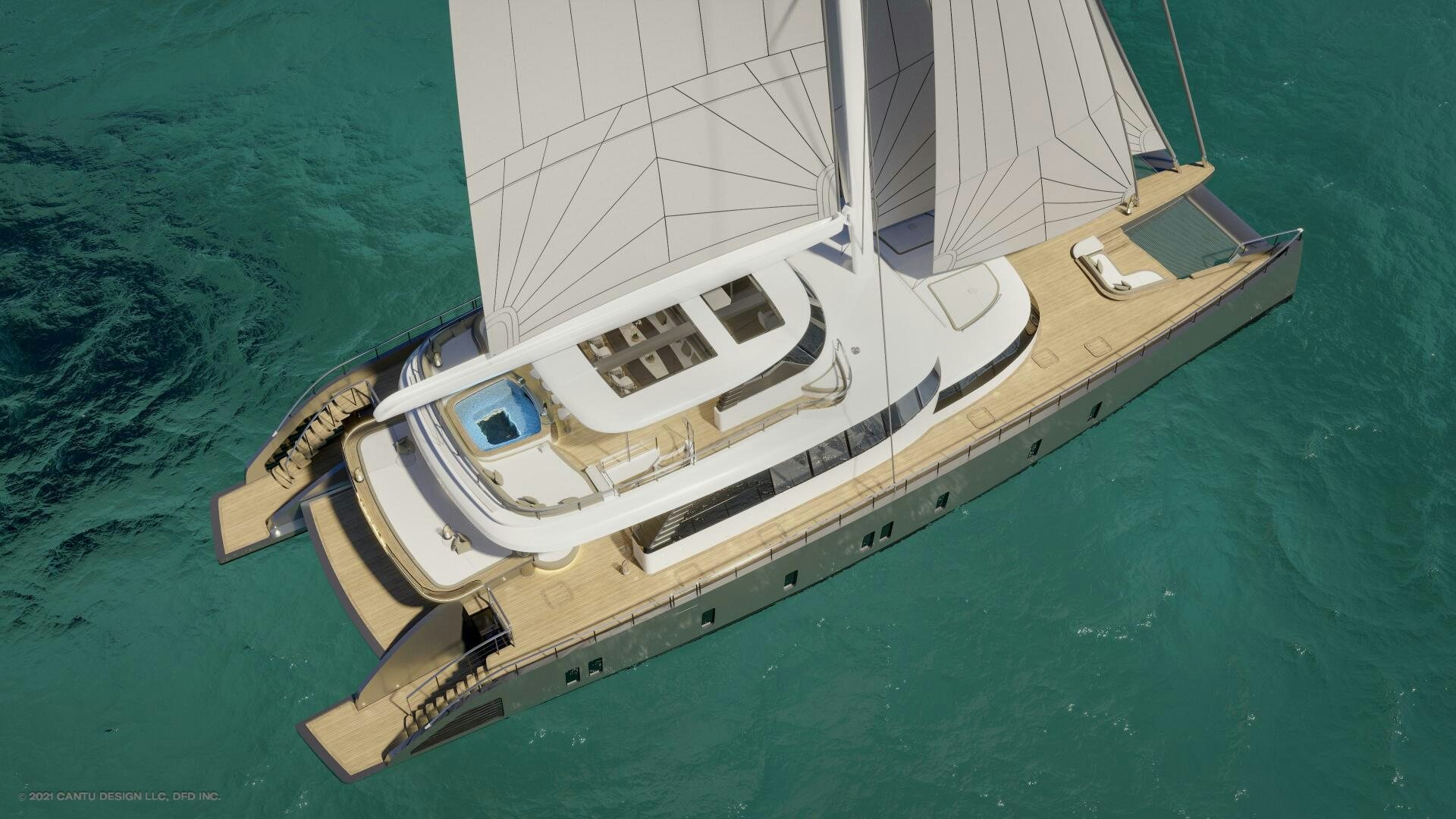 a boat in the water aboard BBC130 PROJECT GARFIELD Yacht for Sale