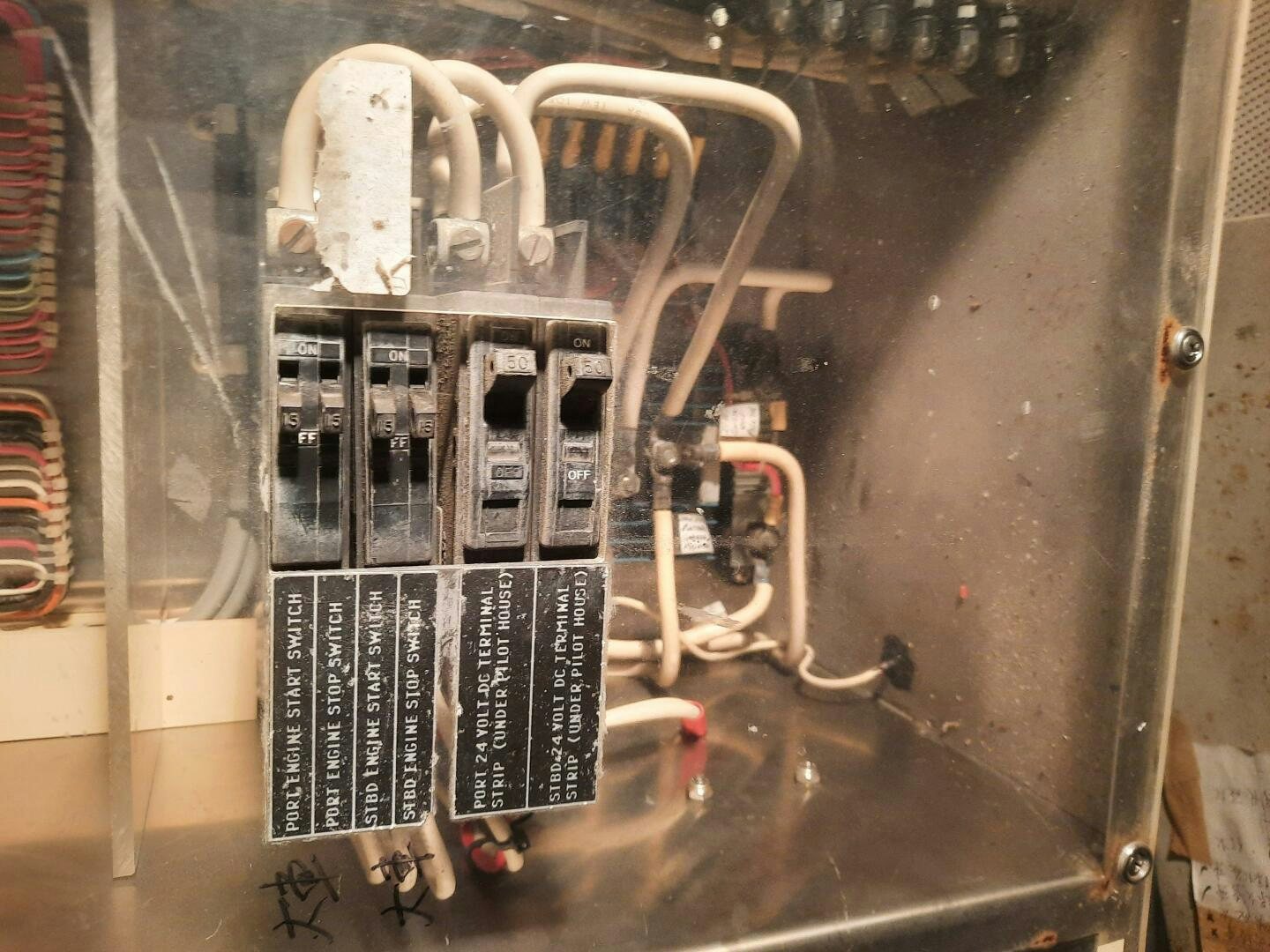 a close-up of a computer part aboard URBAN LEGEND Yacht for Sale