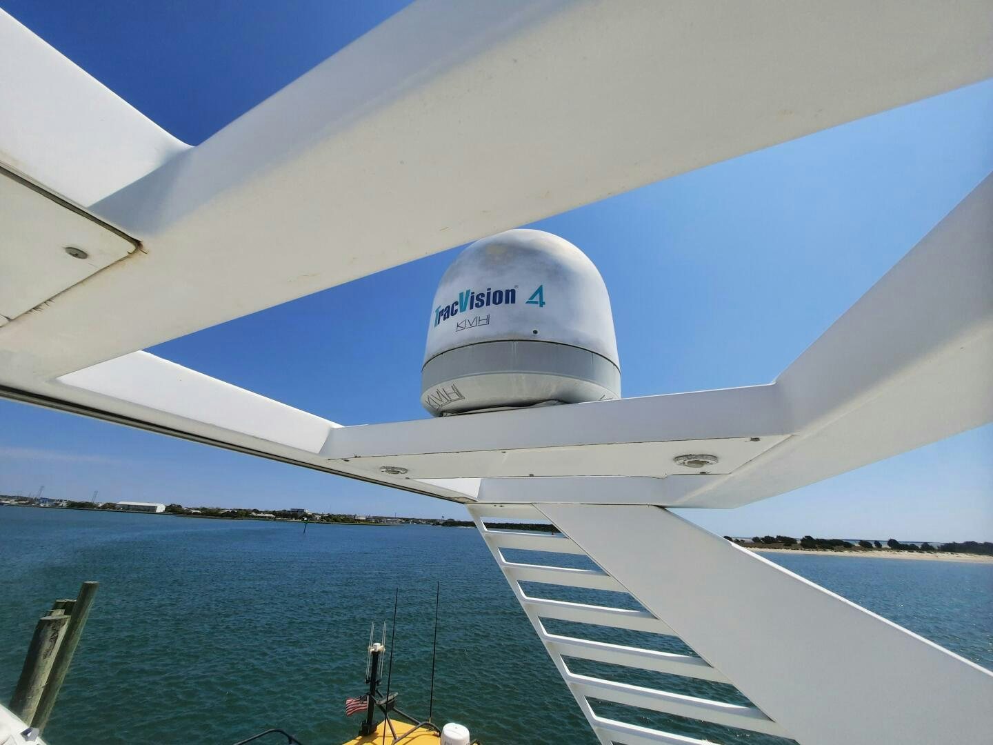 a plane flying over water aboard URBAN LEGEND Yacht for Sale
