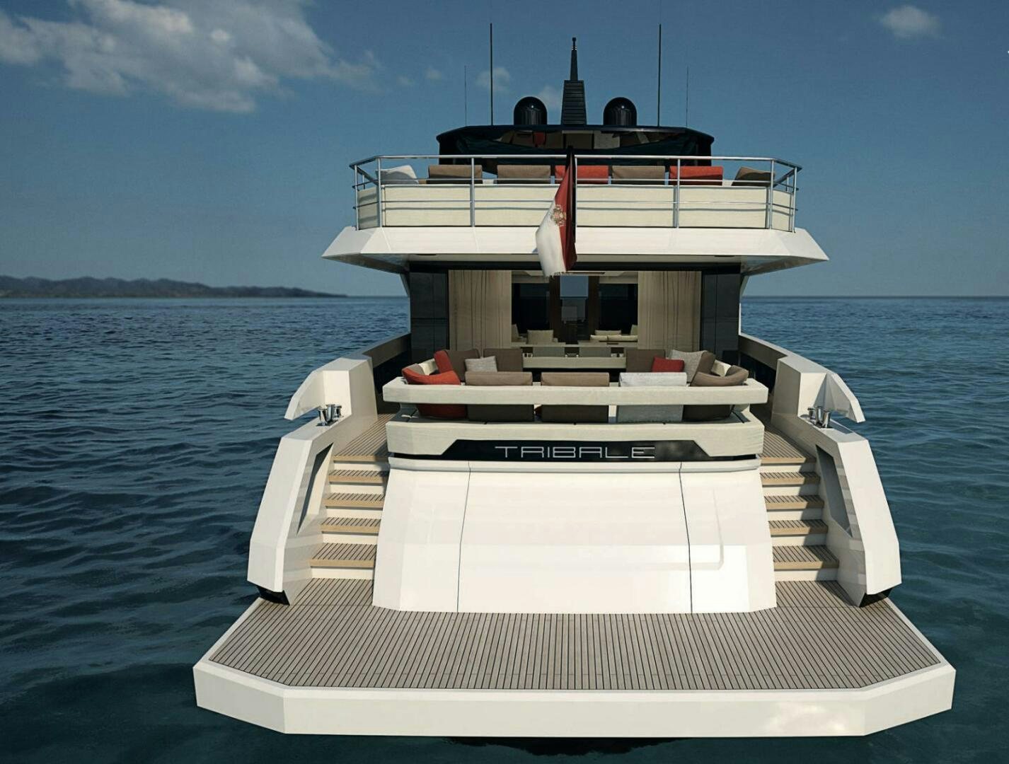 a boat on the water aboard TRIBALE YACHTS 80 Yacht for Sale