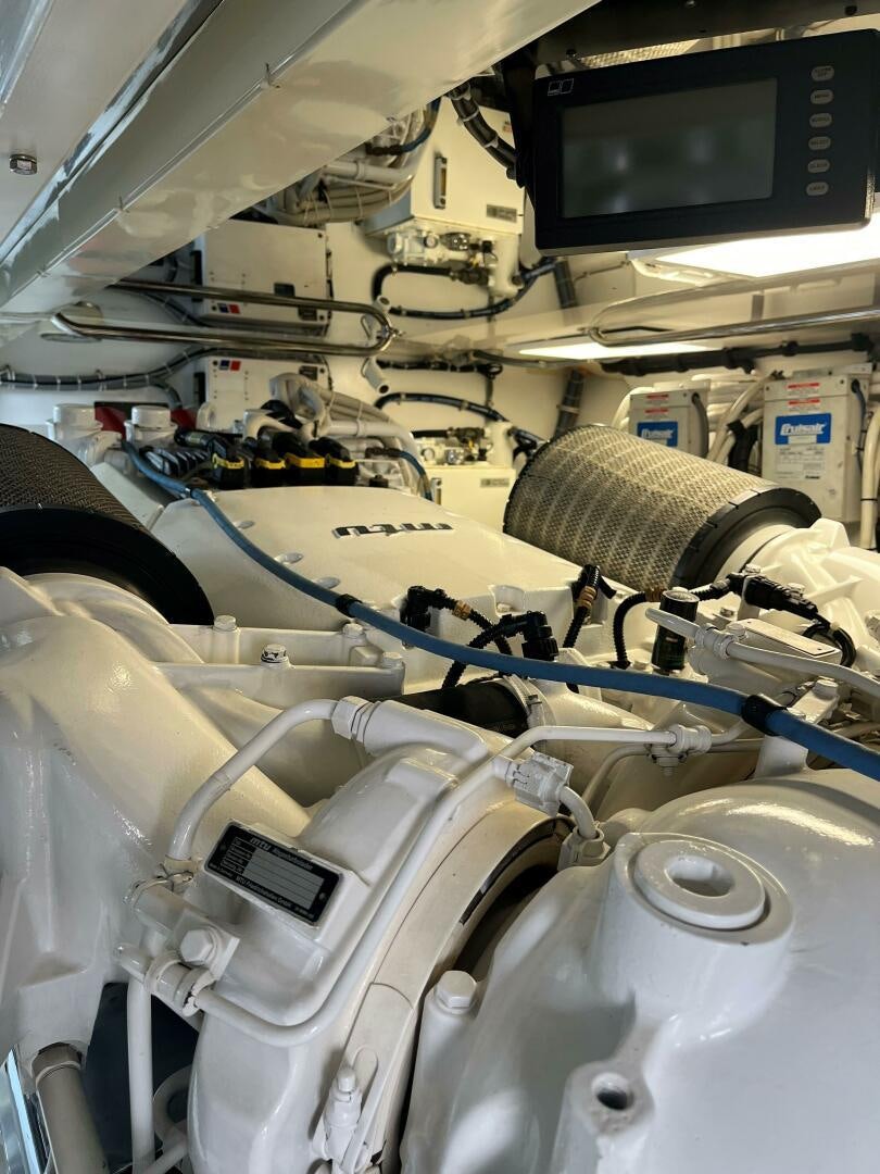 a room with several machines aboard DESPERADO Yacht for Sale