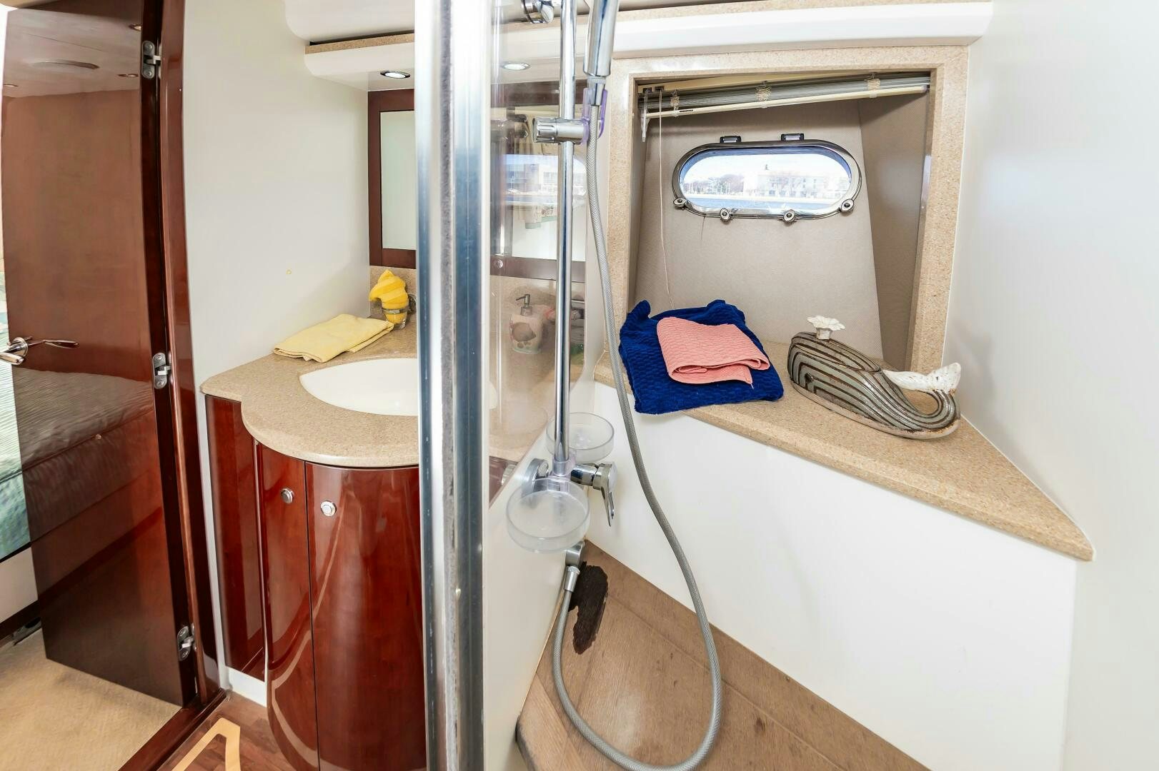 a sink in a room aboard ANDREA'S REVENGE Yacht for Sale