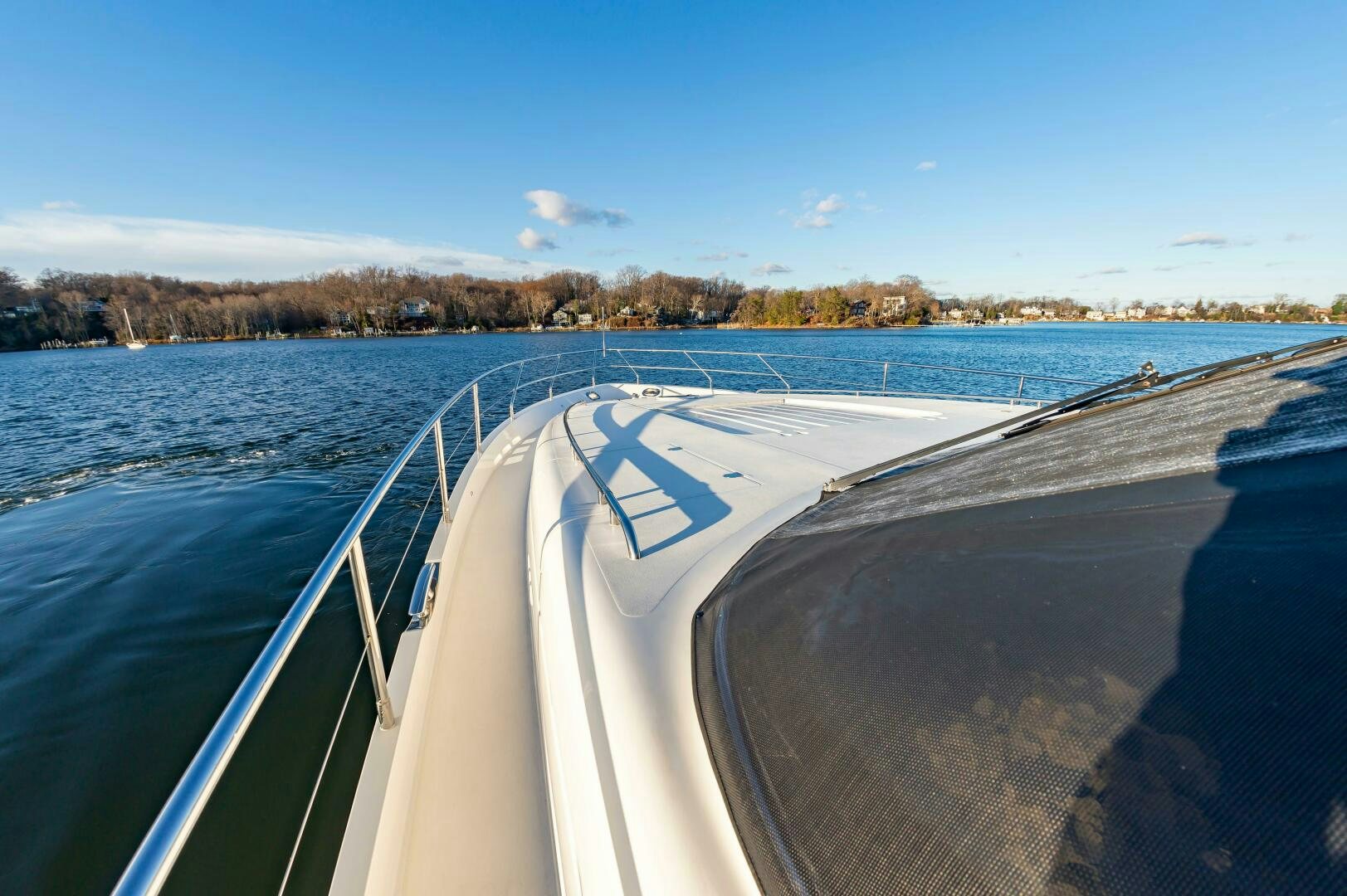 a boat on the water aboard ANDREA'S REVENGE Yacht for Sale