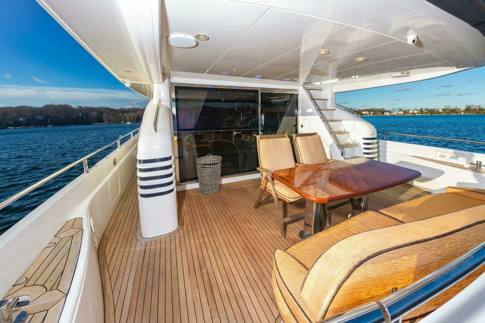 a boat on the water aboard ANDREA'S REVENGE Yacht for Sale