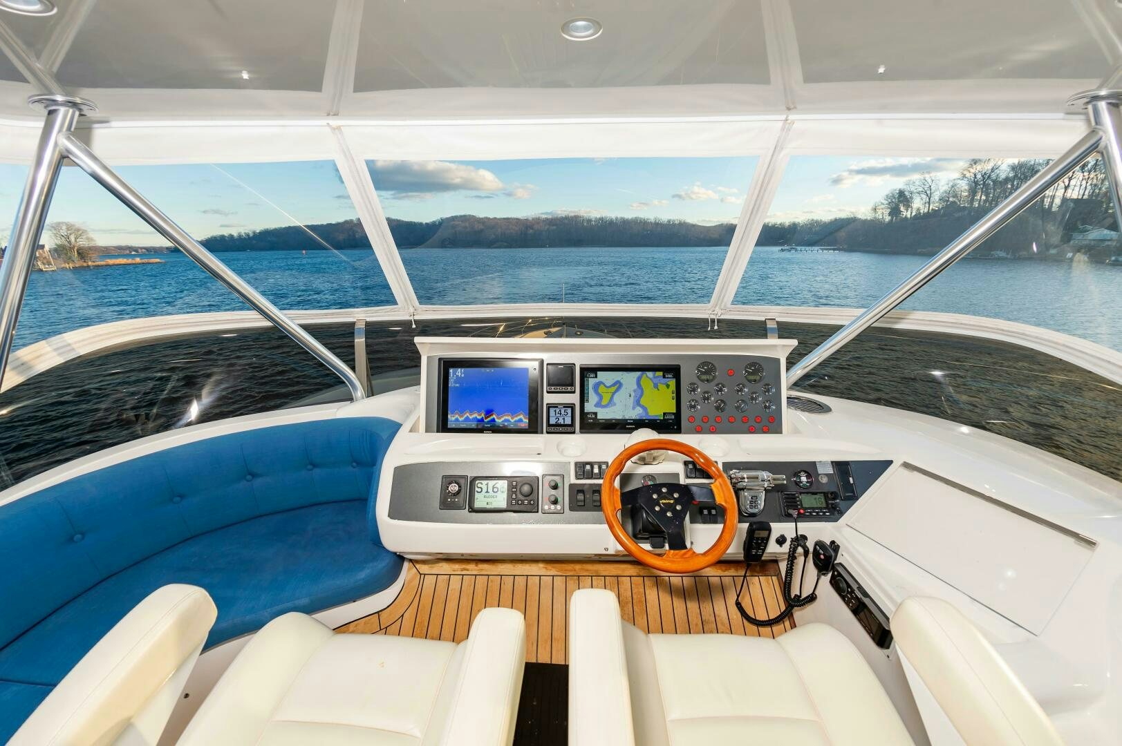 the inside of a boat aboard ANDREA'S REVENGE Yacht for Sale