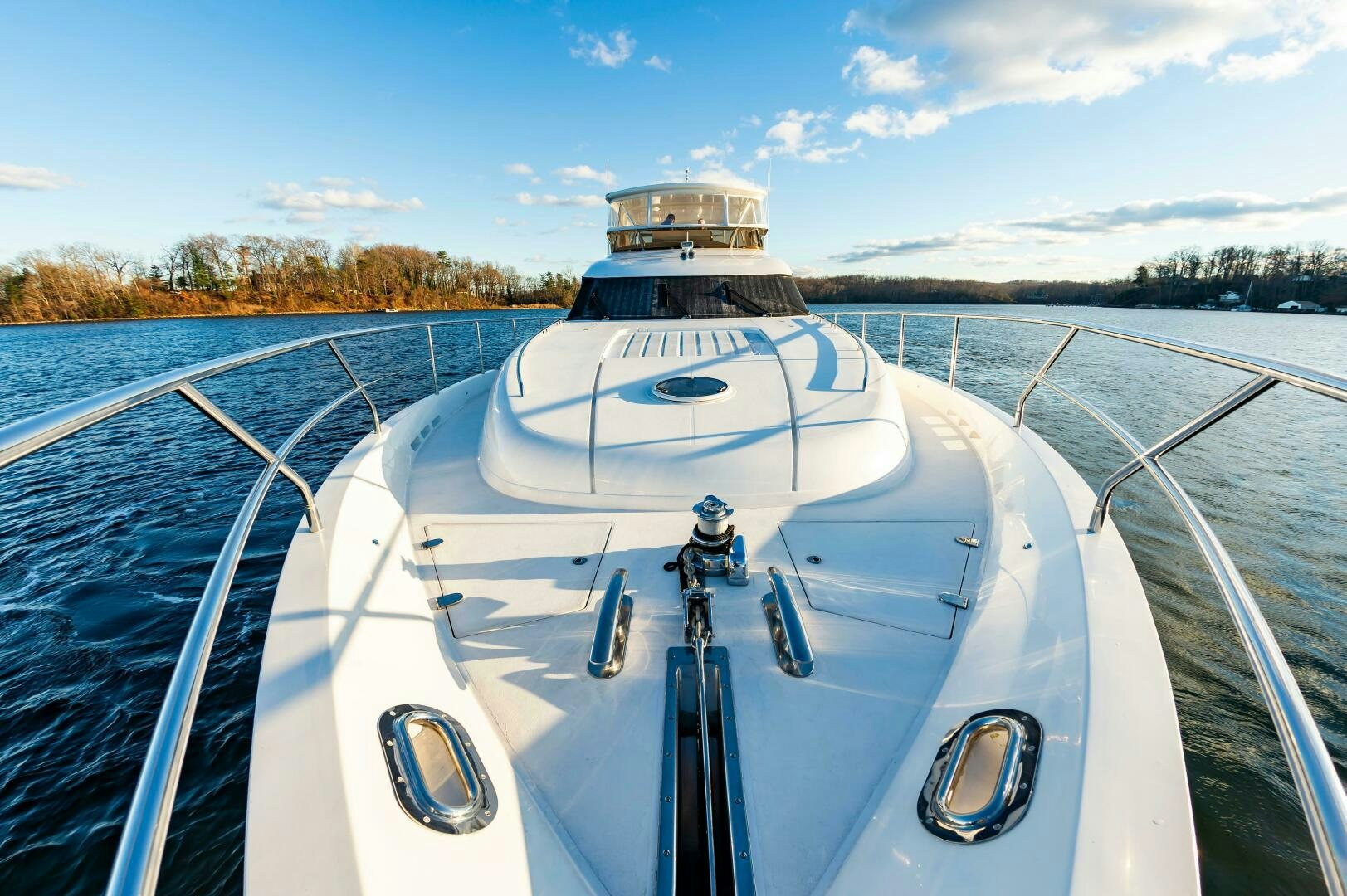 a person in a space suit on a train track aboard ANDREA'S REVENGE Yacht for Sale
