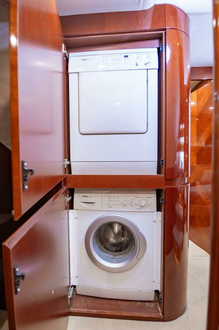 a couple of washing machines aboard ANDREA'S REVENGE Yacht for Sale