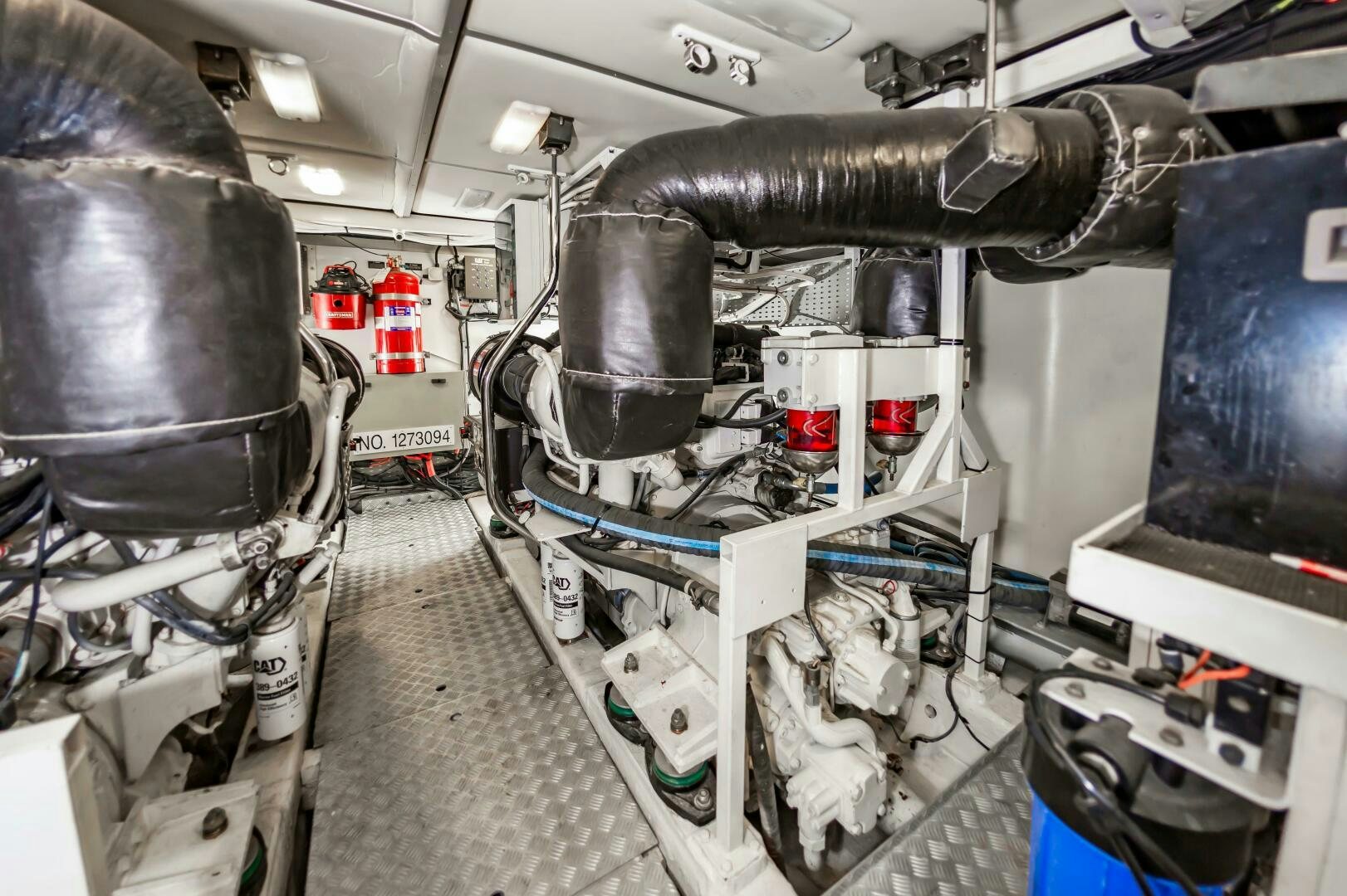 a close-up of a car aboard ANDREA'S REVENGE Yacht for Sale