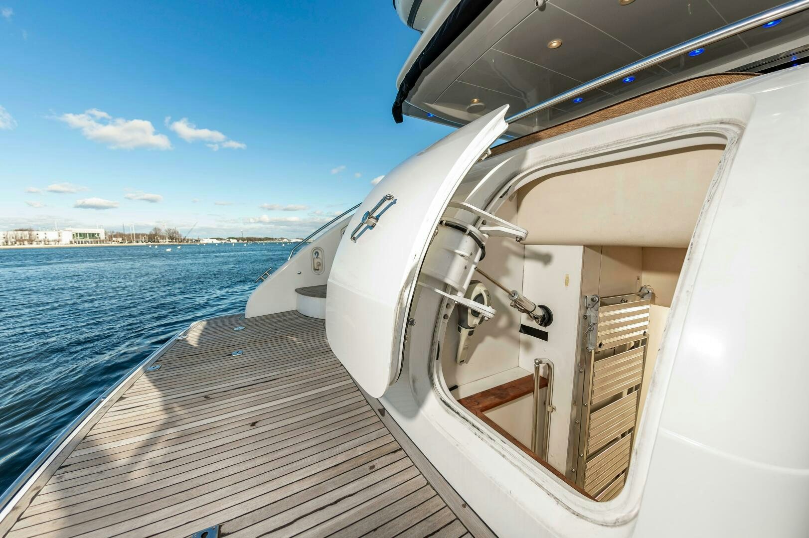 a boat on the water aboard ANDREA'S REVENGE Yacht for Sale