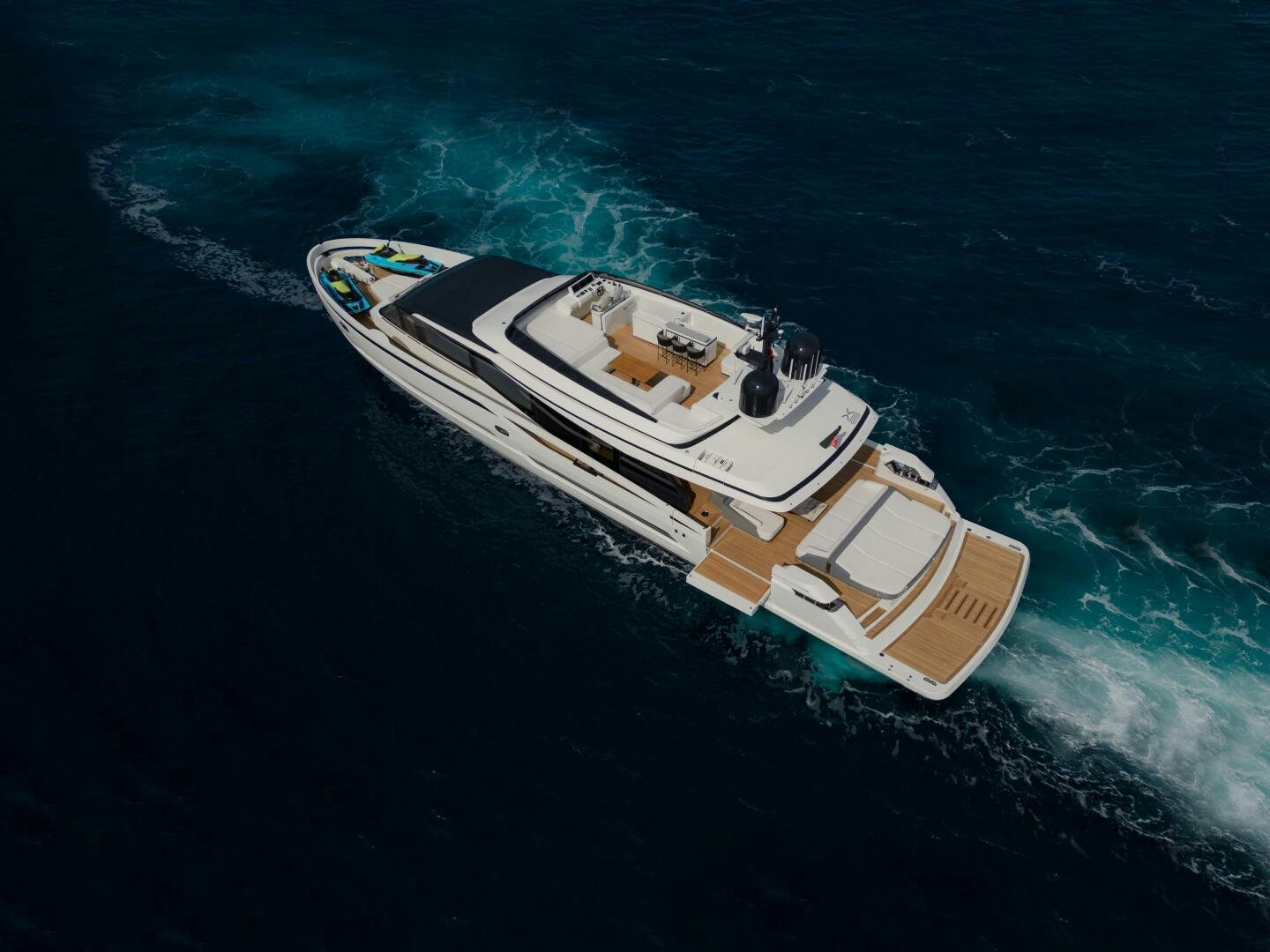 a ship in the ocean aboard X99 FAST Yacht for Sale