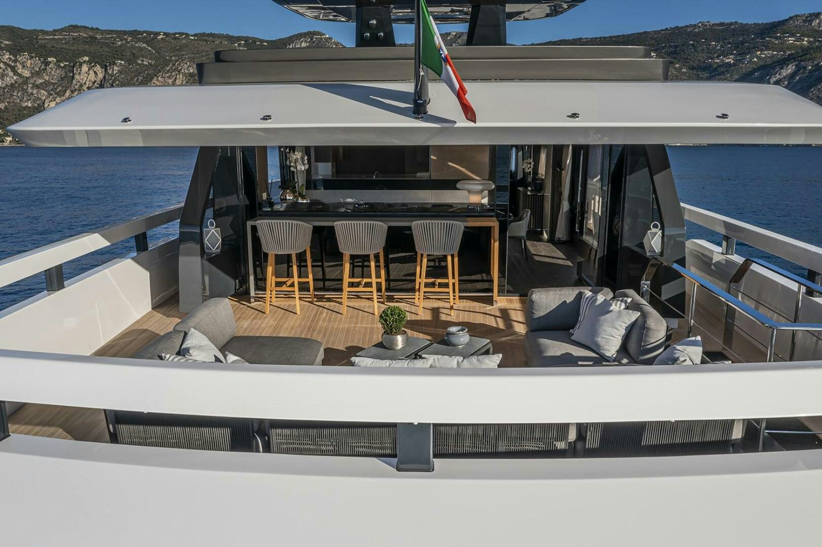 a boat on the water aboard X96 TRIPLEX Yacht for Sale